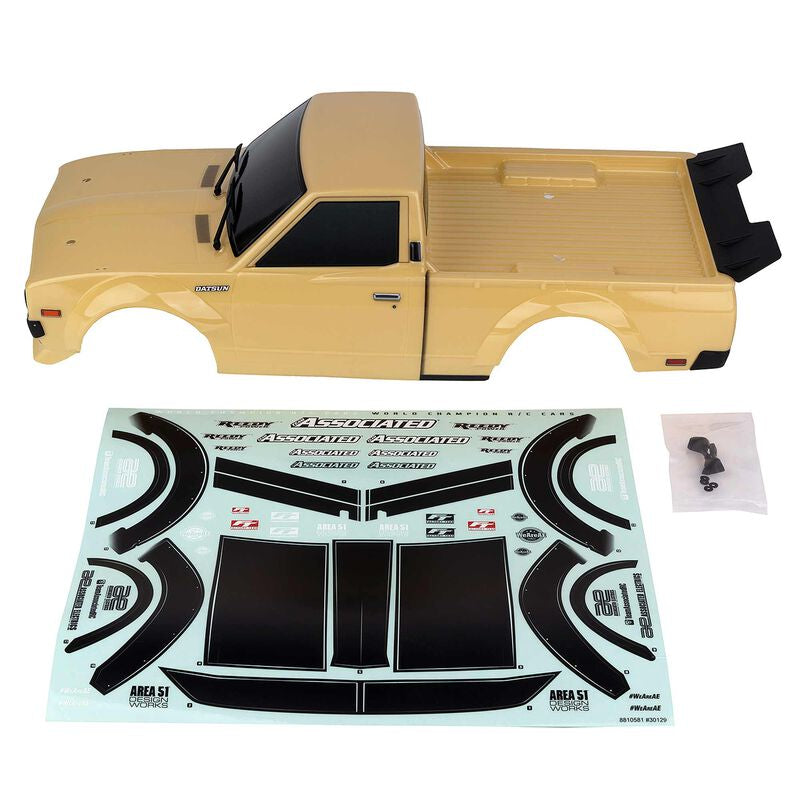 Team Associated Apex2 Sport Datsun 620 Body Set (Tan) 1/10