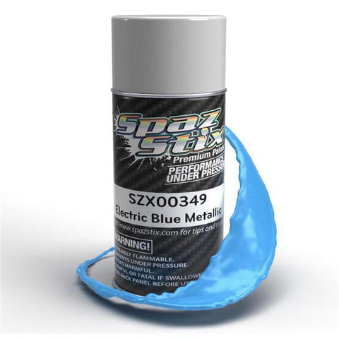 Spaz Stix - Electric Blue Metallic Paint 3.50oz 00349