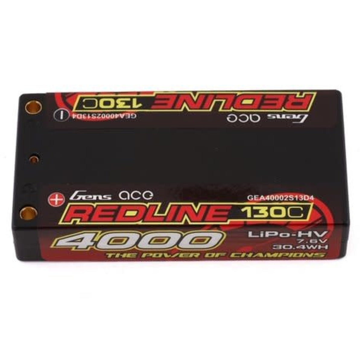 Redline 76v Hv 2s 4000mah 130c Shorty Lipo Battery 50mm Bullet Hole