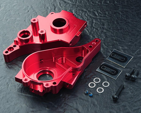 MST RMX 2.0 Aluminum Rear Gearbox Set Housing ONLY (Red)
