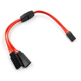 Yeah Racing 60-Core Y-Harness High Current Servo Extension Lead (Red)
