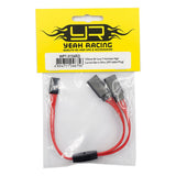 Yeah Racing 60-Core Y-Harness High Current Servo Extension Lead (Red)