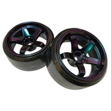 Topline N Model V3 Super High Traction Drift Wheels (Maziora) (2) (6mm Offset)