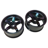 Topline N Model V3 Super High Traction Drift Wheels (Maziora) (2) (6mm Offset)
