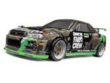 HPI Fail Crew Nissan Skyline R34 GT-R Painted Body (150MM) - Micro RS4