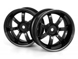 HPI Rays Gram Lights 57S-PRO Sport Wheels Offset 6mm – (Gloss Black)