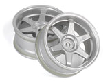 HPI TE37 Wheels Offset 6mm – (Matte Chrome)