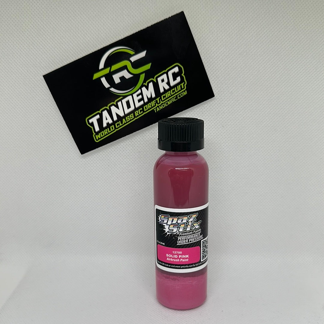 Spaz Stix - Solid Pink Airbrush Ready Paint 2oz 12700 – TandemRC