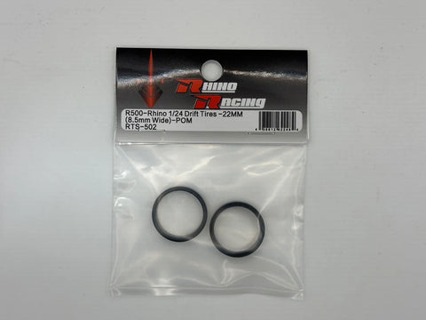 R500 Rhino 1/24 Drift Tires - 22mm (8.5mm Wide) - POM RTS-502