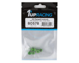 1UP Racing 3mm Aluminum Flanged Locknuts w/Chamfered Finish (Green) (6)
