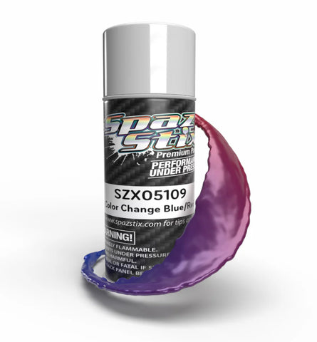 05109 - COLOR CHANGE AEROSOL PAINT, BLUE/RED, 3.5OZ CAN