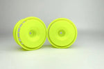 GA18 - 1-10 Drift Car Competition Wheel DISH WHEEL (24mm Width) - 4mm RIMS - YELLOW WHITE BLACK [Reve D] RW-GA18Y4 RW-GA18W4 RW-GA18K4