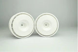 GA18 - 1-10 Drift Car Competition Wheel DISH WHEEL (24mm Width) - 4mm RIMS - YELLOW WHITE BLACK [Reve D] RW-GA18Y4 RW-GA18W4 RW-GA18K4