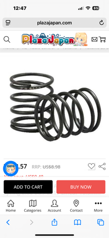 Yokomo linear front spring