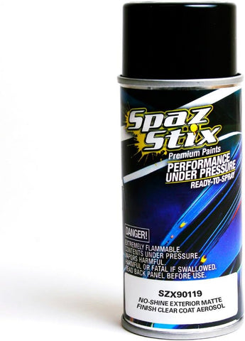 Spaz Stix No-Shine Exterior Matter Finish Clear Coat