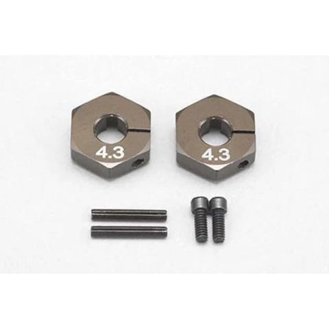 B4-011FA YOKOMO FRONT WHEEL HEXES (4.3)