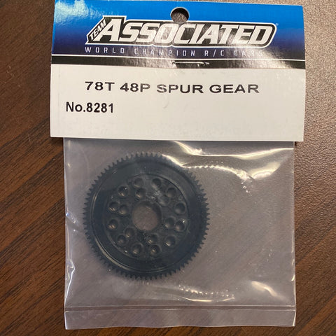 Associated spur gear