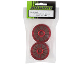 Mikuni Ultimate GL 6-Split Spoke Drift Wheels (Plated Red) (2) (5mm offset) w/ 12mm Hex