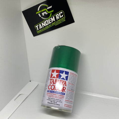 Tamiya PS-17 Metallic Green Lexan Spray Paint (100ml)