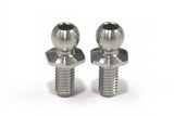 REVE D SPM TITANIUM ROD END BALL SHORT NECK (4.3mm, SCREW LENGTH 6.0MM, 2 PIECES)