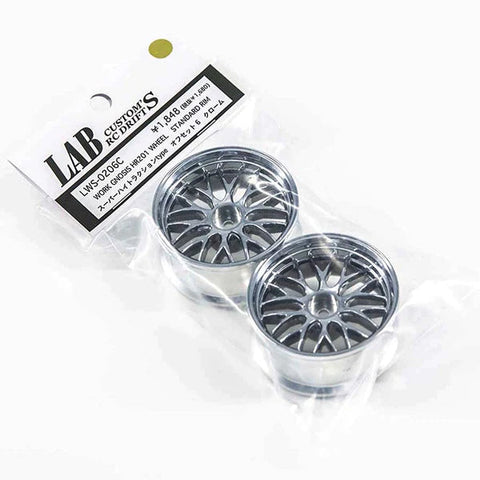 1-10 WORK GNOSIS HR201 MESH - SUPER HIGH TRACTION 6mm - 8mm CHROME [LAB] LWS-0206C LWS-0208C