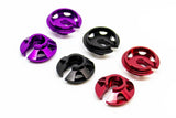 Shibata GRK5-R Aluminum Spring Retainers (Black) (2) (3.5mm)