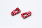 Shibata GRK5 Aluminum Front Upper Ball Bearing Suspension Arms (Red) (Long)