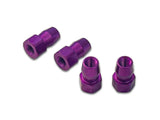Shibata GRK5-R 4.8mm Aluminum Shock Standoffs (Purple) (4)