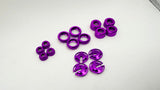 Shock Color Changer Kit and Spring Holders - RED PURPLE BLACK [Rhino Racing]