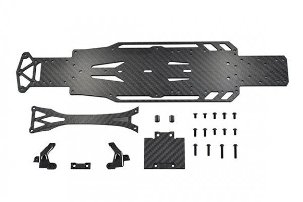 Rêve D RDX Carbon Graphite Main Chassis & Upper Deck Set