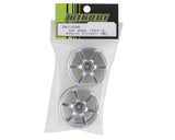 Mikuni AVS Model T6 6-Spoke Drift Wheel (Matte Silver) (2) (5mm Offset) w/12mm Hex