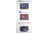 Engine Set (SR / RB / FA) 1-10 Lexan Clear Motor Bay (Set of 3) [Pandora] PAI-801