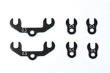 Reve D Aluminum 0.5mm Thickness Crab Spacer Set Black