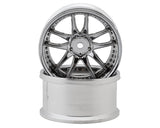 LAB Work Emotion CR3P 1/10 Super High Traction Drift Wheels (6mm-8mm Offset) (Chrome) (2) w/12mm Hex