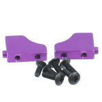 Aluminum Servo Mount set w/ hardware (Purples) (2pcs