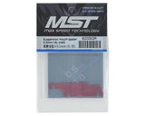 MST 0.5mm Aluminum Suspension Mount Spacers (Red) (4)