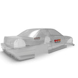 24K RC Technology 1/10 Nissan Spirit Rei Silvia S13 Drift Body (Clear) (257mm Wheelbase)