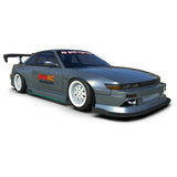 24K RC Technology 1/10 Nissan Spirit Rei Silvia S13 Drift Body (Clear) (257mm Wheelbase)