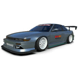 24K RC Technology 1/10 Nissan Spirit Rei Silvia S13 Drift Body (Clear) (257mm Wheelbase)