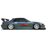 24K RC Technology 1/10 Nissan Spirit Rei Silvia S13 Drift Body (Clear) (257mm Wheelbase)