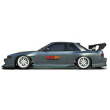 24K RC Technology 1/10 Nissan Spirit Rei Silvia S13 Drift Body (Clear) (257mm Wheelbase)