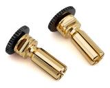 ProTek RC Twist Lock Adjustable Bullet Plug Grips w/5mm Bullets (Black/Black)