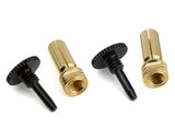 ProTek RC Twist Lock Adjustable Bullet Plug Grips w/5mm Bullets (Black/Black)