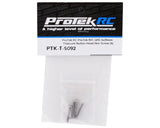 ProTek RC 3x20mm "Grade 5" Titanium Button Head Hex Screw (4)