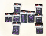 Rhino Racing Full Shark FINAL FORM Upgrade Kit – Lower Arms, Knuckles, Uprights, Upper Arms, Suspension Mounts (ACTIVE TOE And STATIC + IFS) RED PURPLE BLACK
