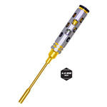 Racers Edge 4mm Nut Driver Gold Ink Honeycomb Handle w/ Titanium Coated Tip (RCE7211)