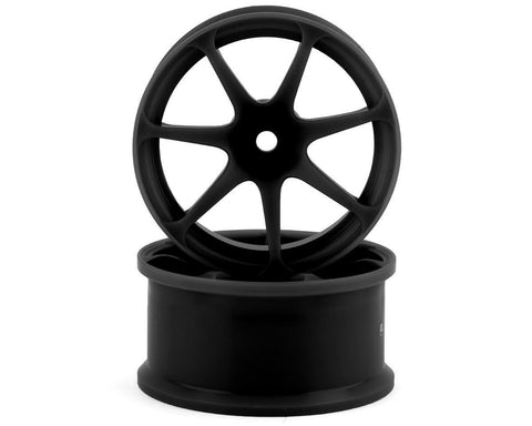 Integra AVS Model T7 High Traction Drift Wheels (Black) (2) (5mm Offset) w/12mm Hex