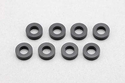 Yokomo Shim 3x6x2.0mm Aluminum (Black) (8 Pieces) ZC-A3620BA