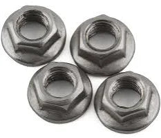 DS Racing 4x5.5mm Stainless Steel Wheel Nuts (Silver) (4) (den-m4s)