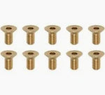 Yokomo Brass Flat Head Screws (10)